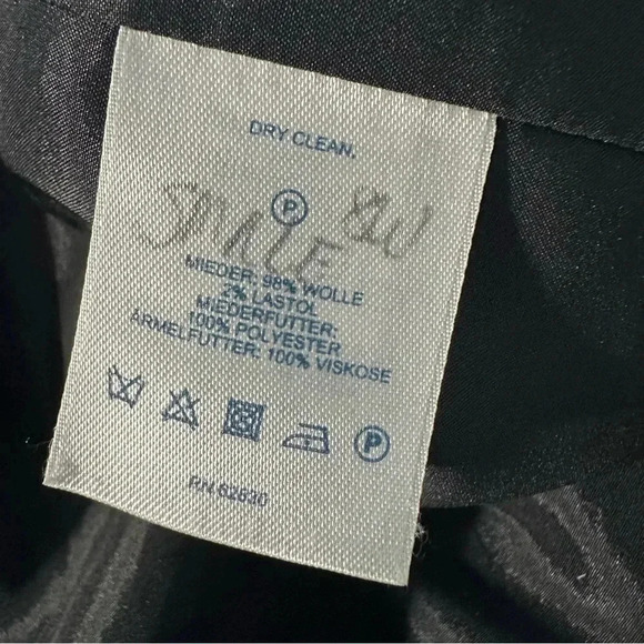 Lands End women's size 16W black 2 button blazer - Picture 6 of 6